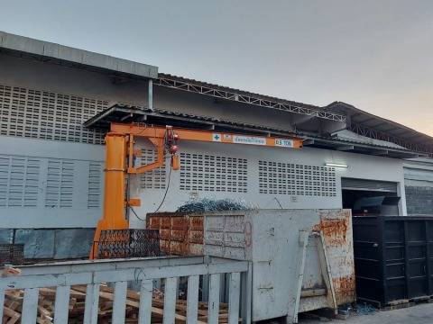 ผลงานติดตั้ง JIB CRANE